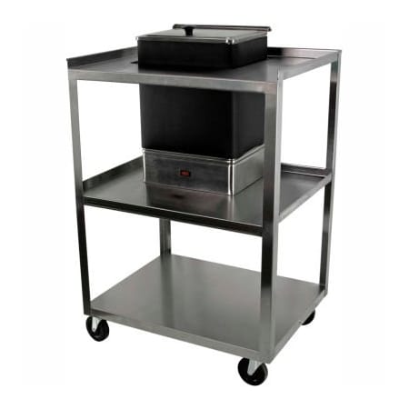 Fabrication Enterprises Utility Cart For Hydrocollator Heating Unit E2, 21"L x 16"W x 30"H 11-1391